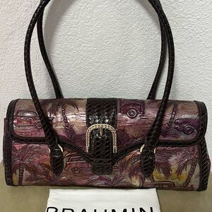 Brahmin Dayan Multi Copa Cabana Genuine leather Satchel